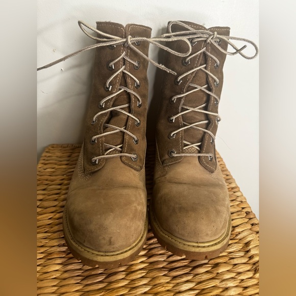 Timberland Women’s Sz 8.5  Teddy Fleece Fold-Down Waterproof Outdoor Boot  Snow - Picture 2 of 16